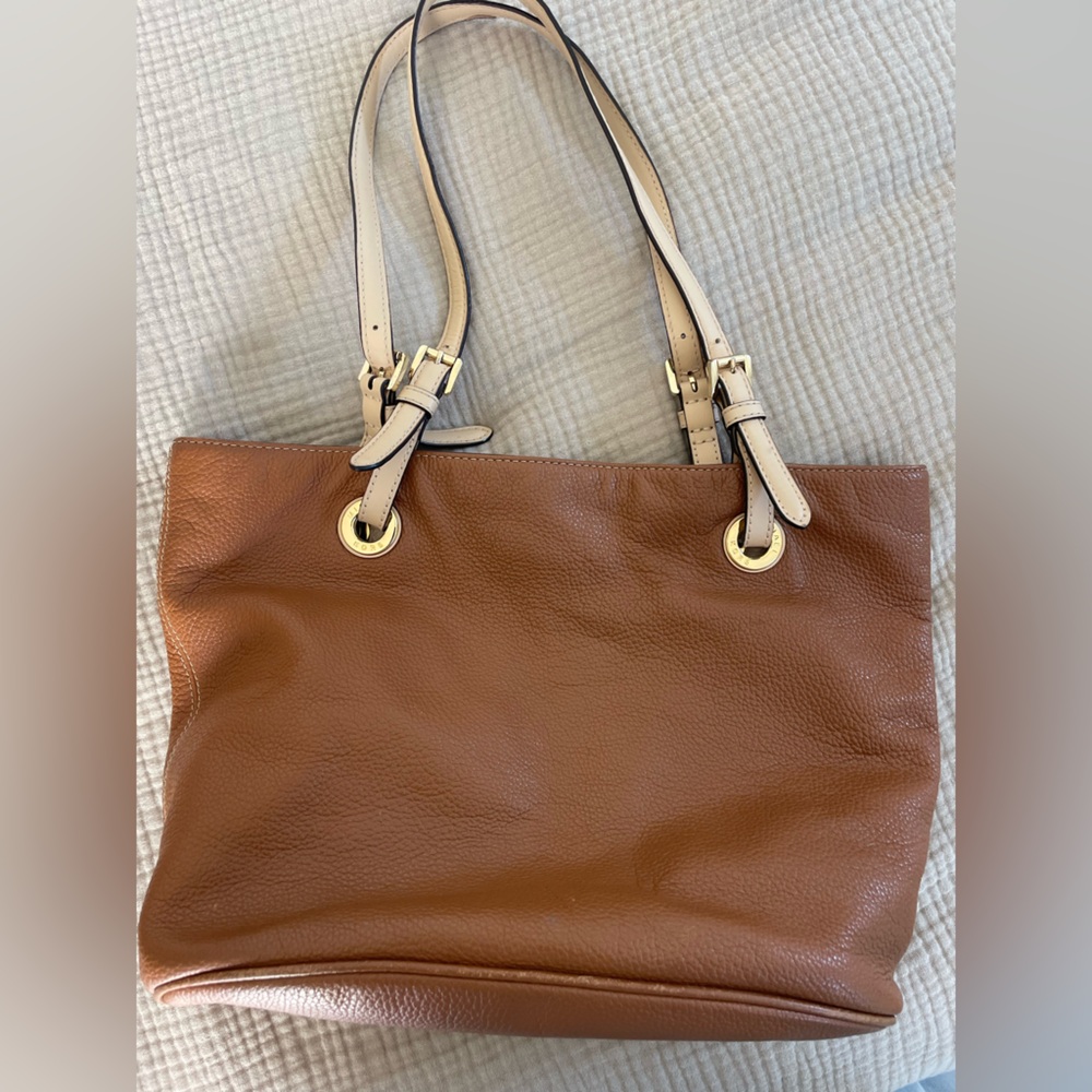 Michael Kors Tan Leather Shoulder Bag